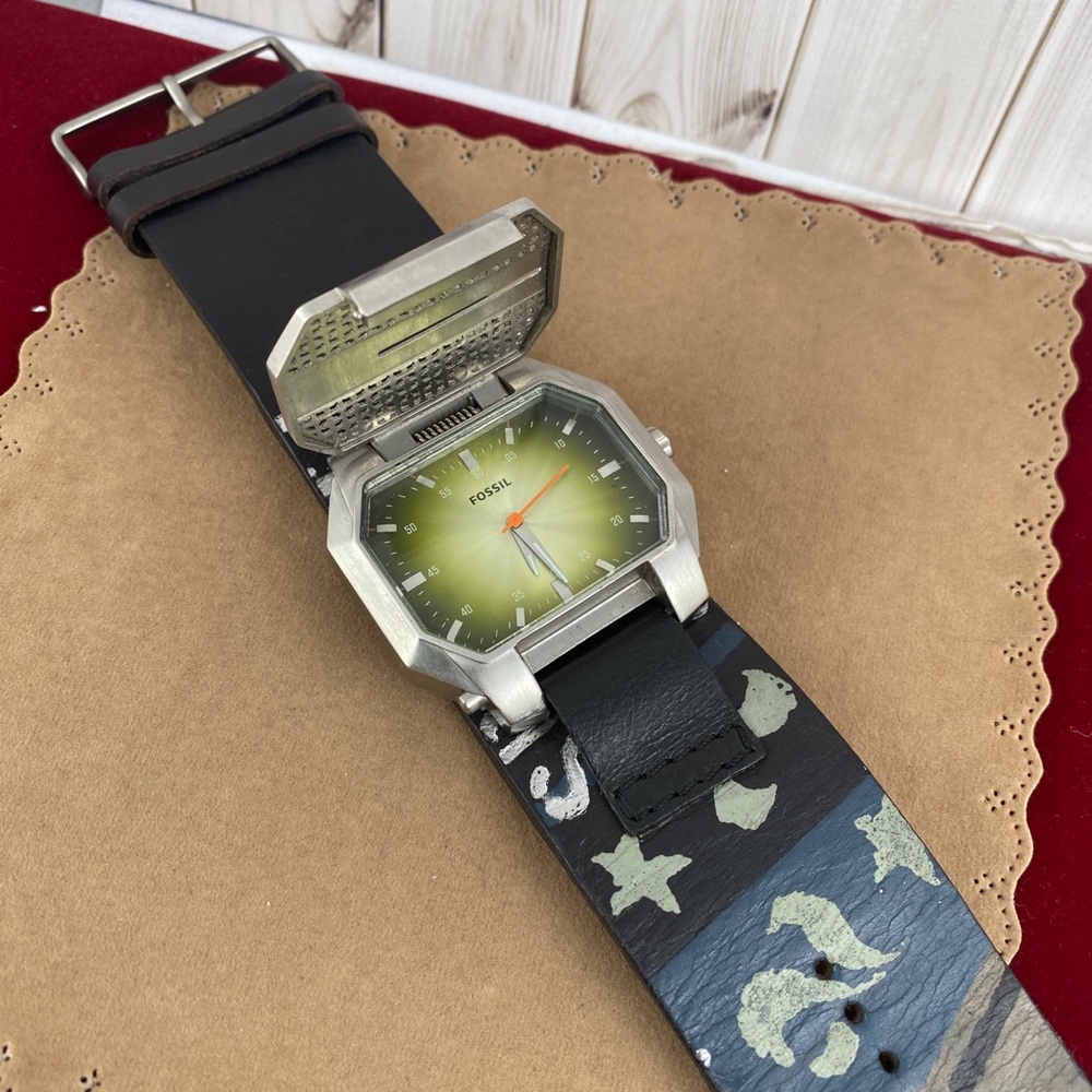 Rare Vintage Fossil Rock Climber, Hockey, Lacrosse and more Sports Watch